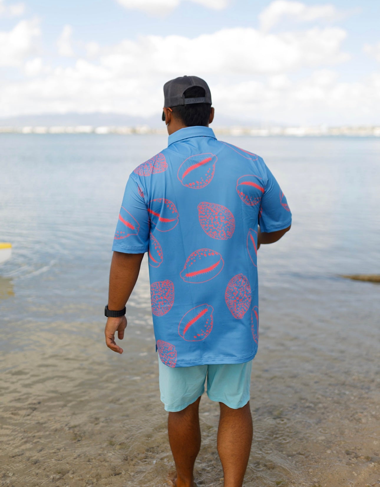 TIGER COWRIE SHELL POLO