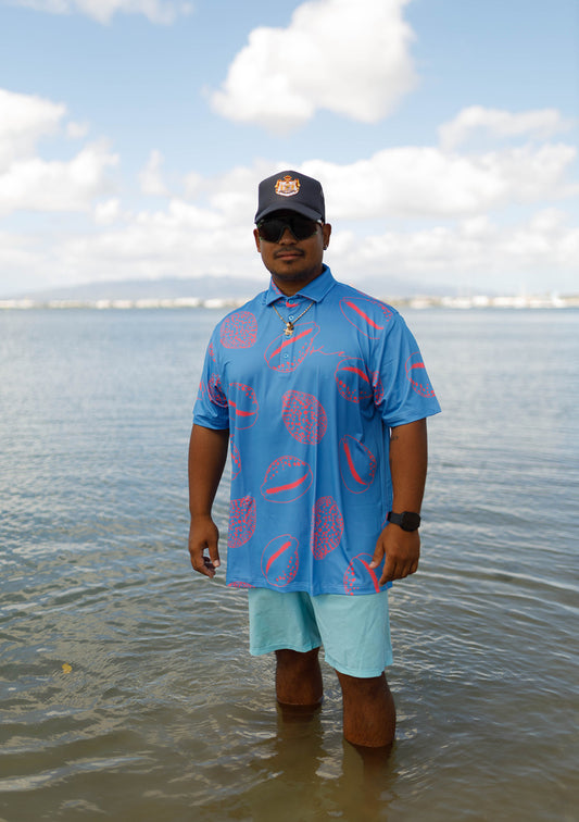 TIGER COWRIE SHELL POLO