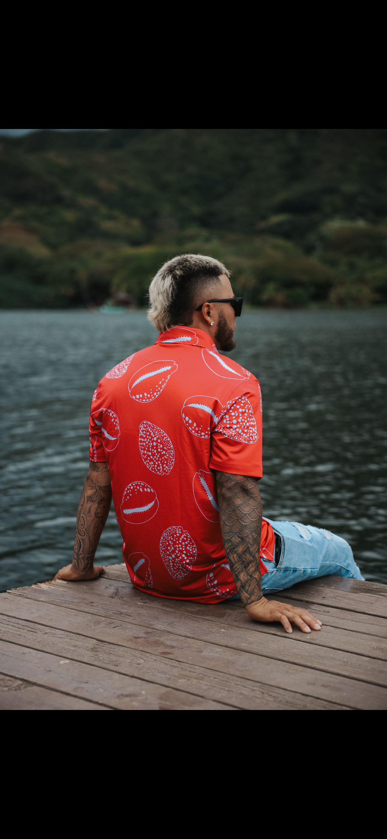 TIGER COWRIE SHELL POLO